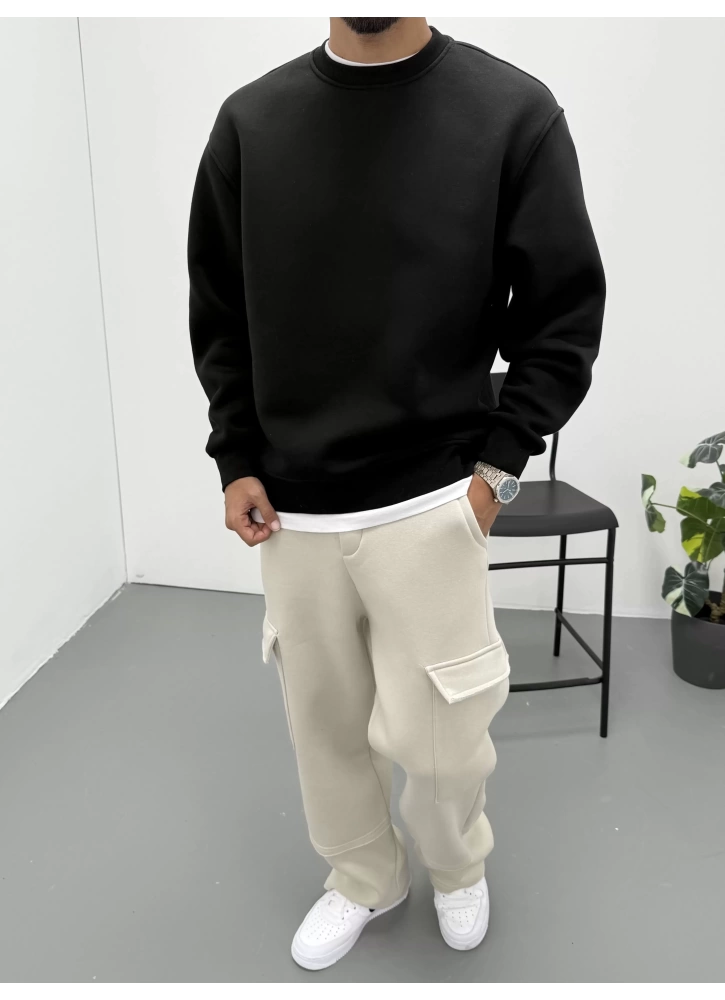 Basic Black Oversize Sweat