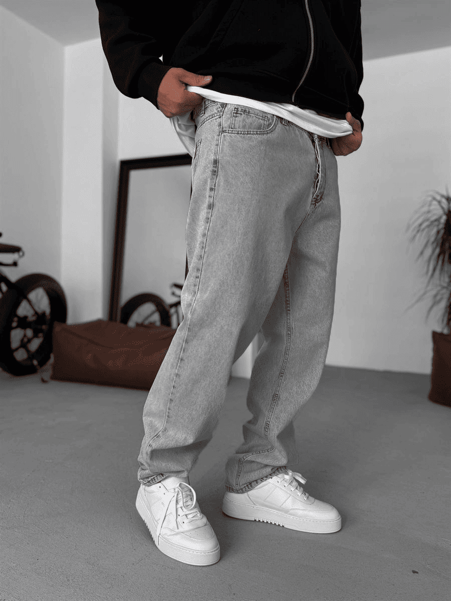 Gray Baggy Jean