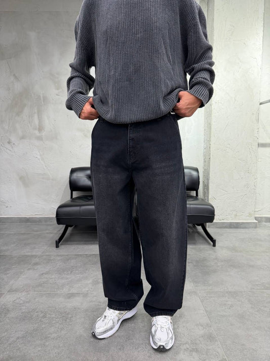 Washed Black Skater fit Jean