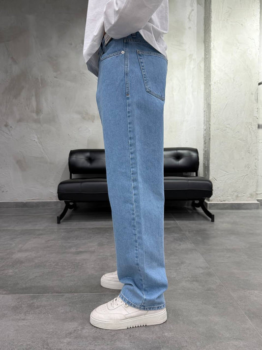 Light Blue Baggy Fit Jean