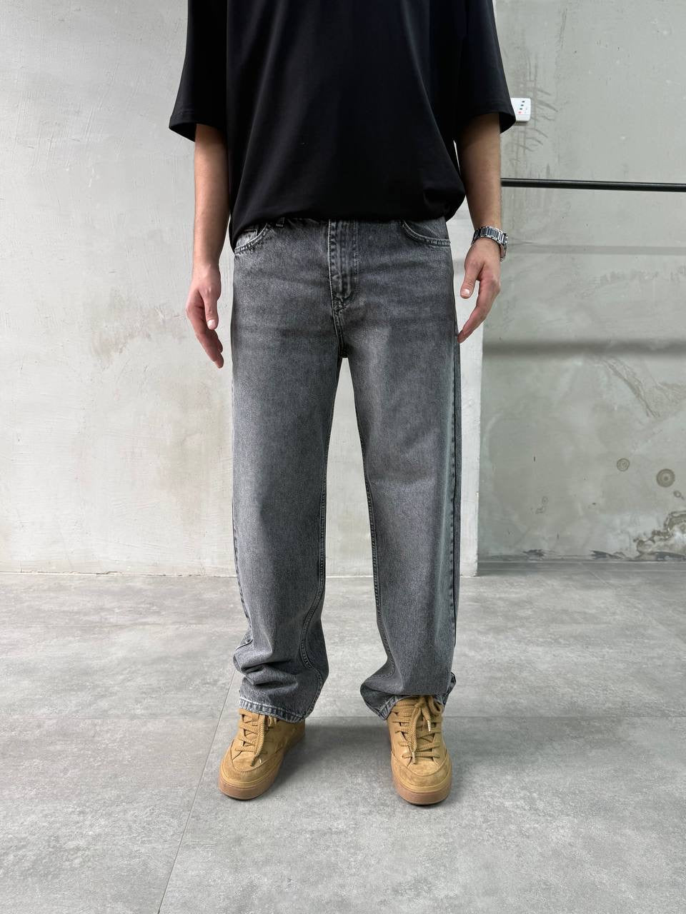 Dark Gray Baggy Jean