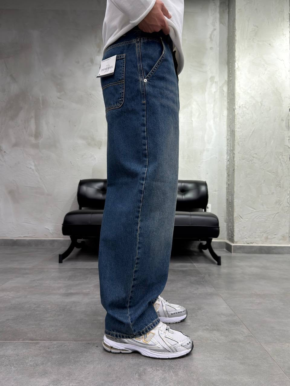 Dirty Blue Skater fit Jean