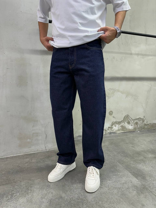 Dark Blue Baggy Fit Jean