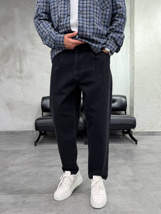 Washed Black Balloon Jean