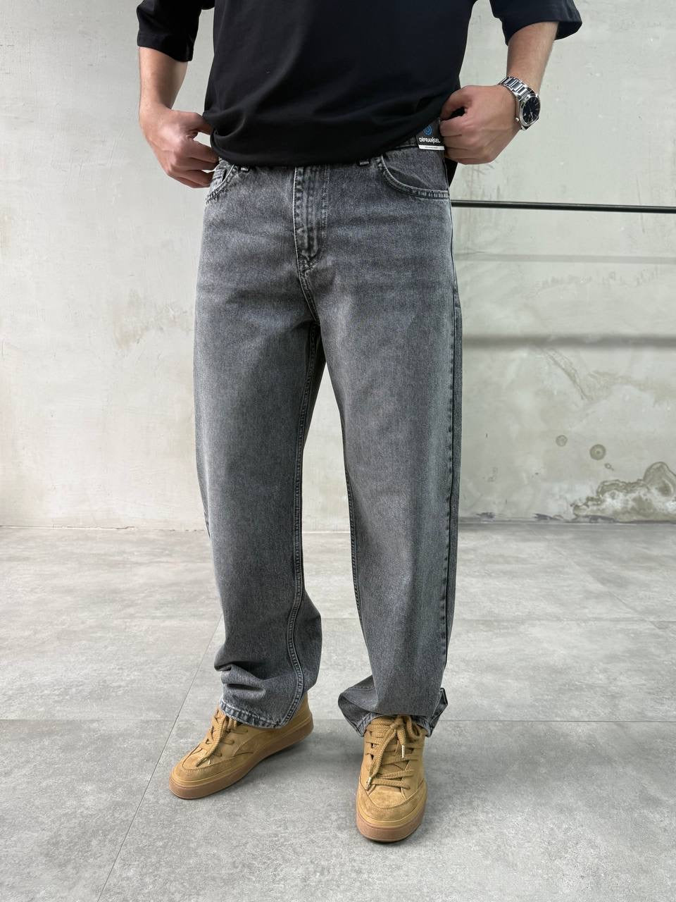 Dark Gray Baggy Jean