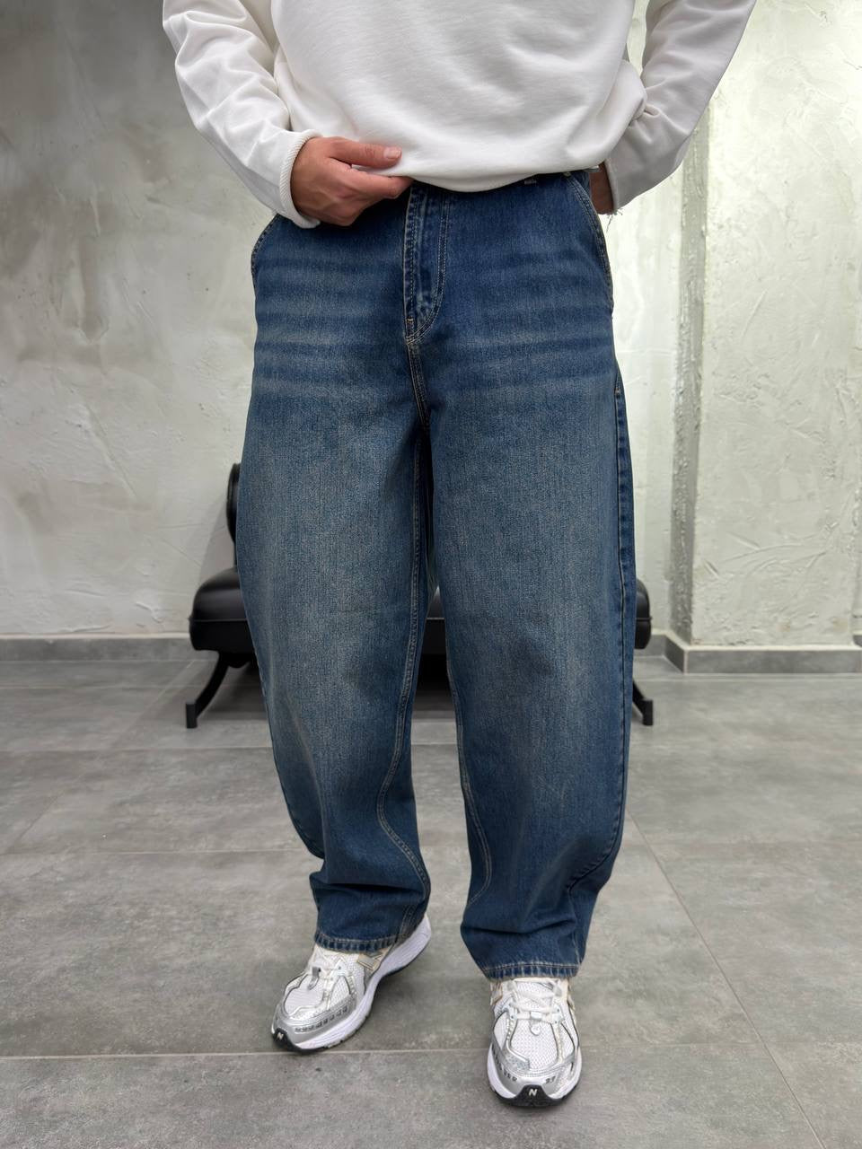 Dirty Blue Skater fit Jean