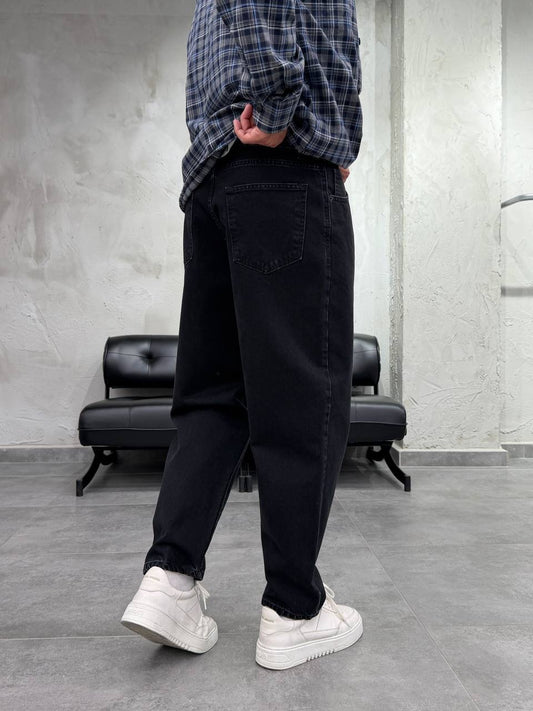 Washed Black Balloon Jean