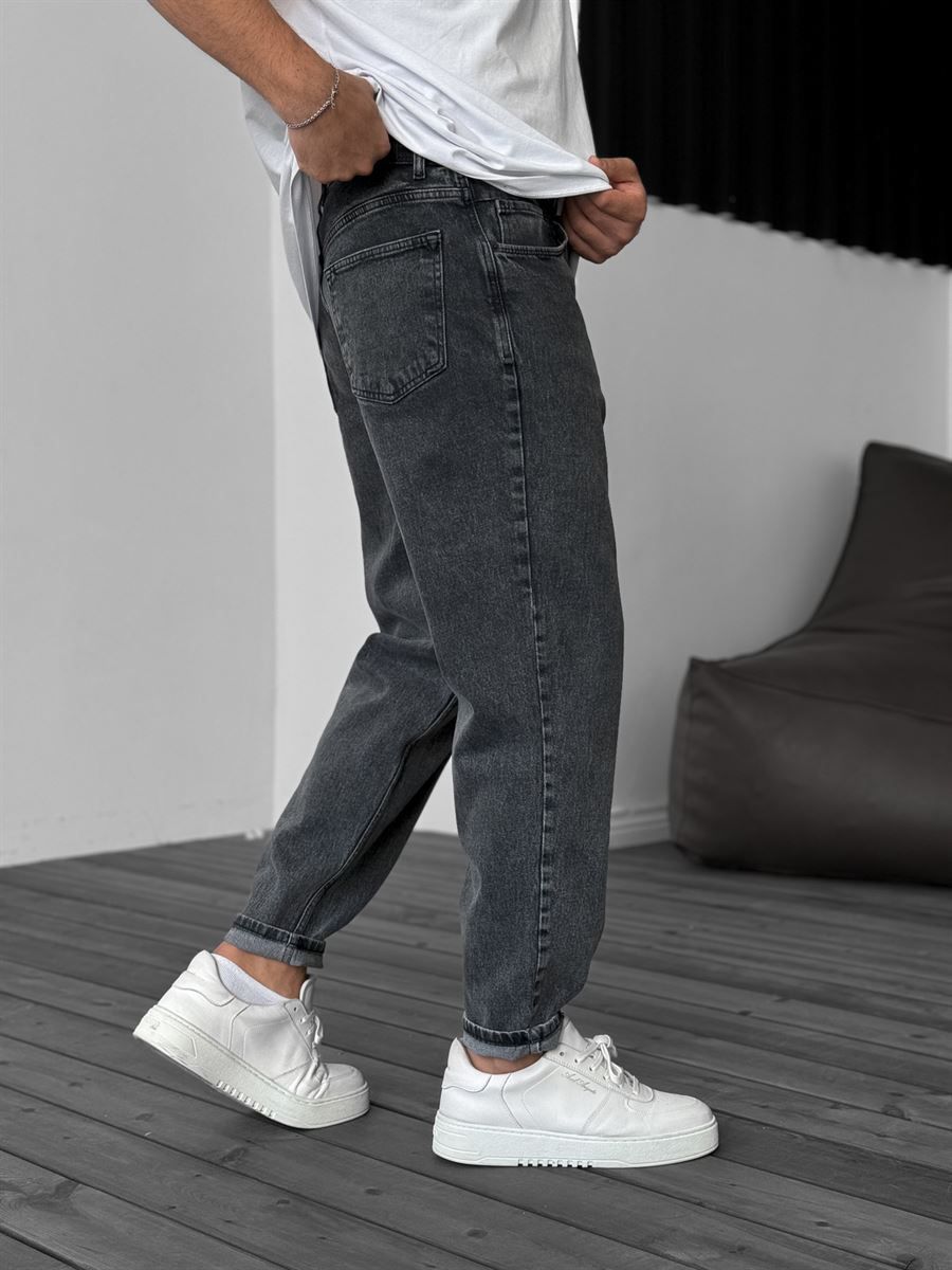 Dark Gray Boyfriend Jean