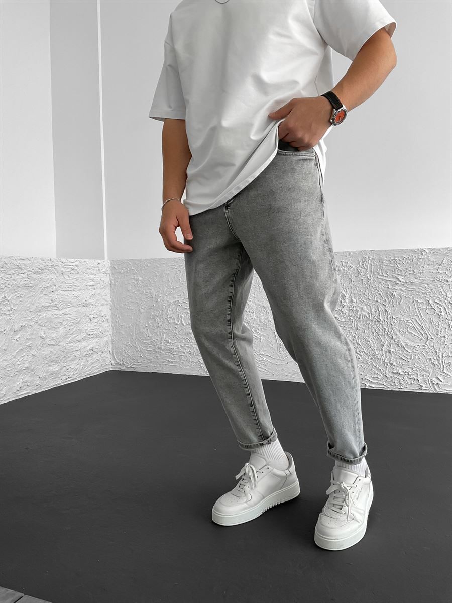 Light Gray Boyfriend Jean