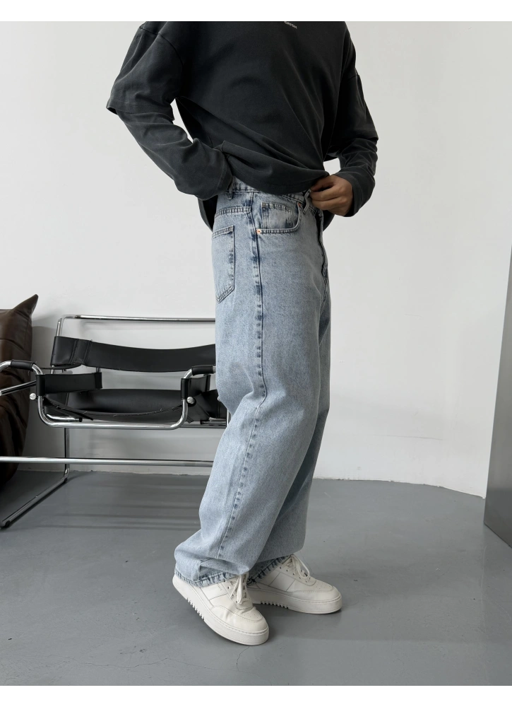 Wax Blue Baggy Jean