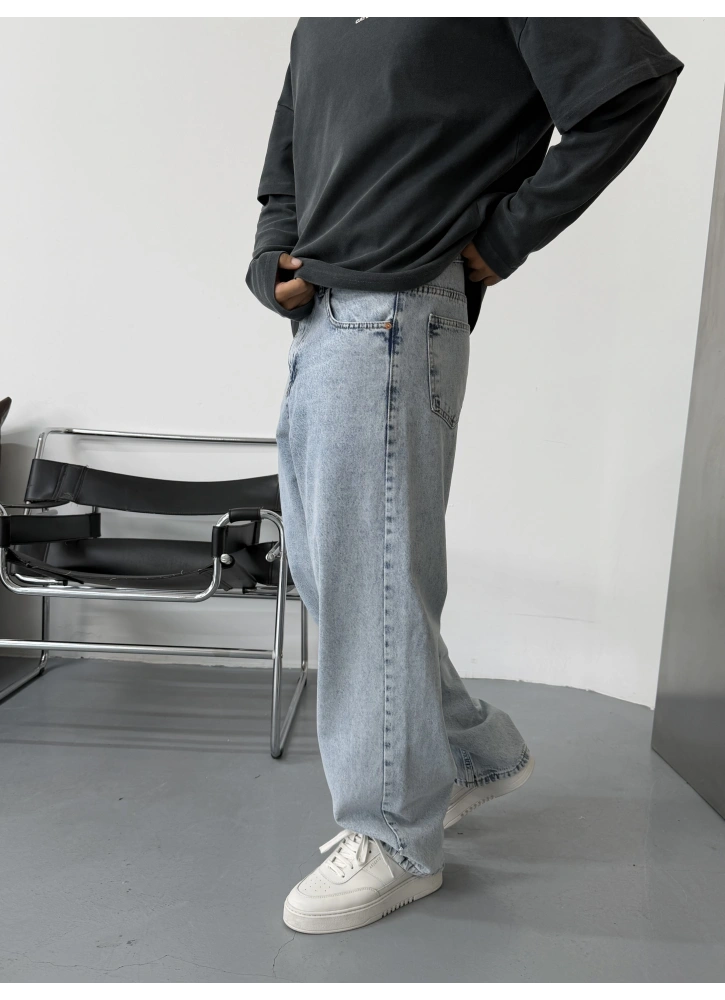 Wax Blue Baggy Jean