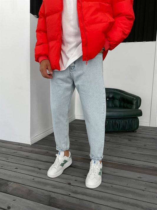 Blue Snow Boyfriend Jean