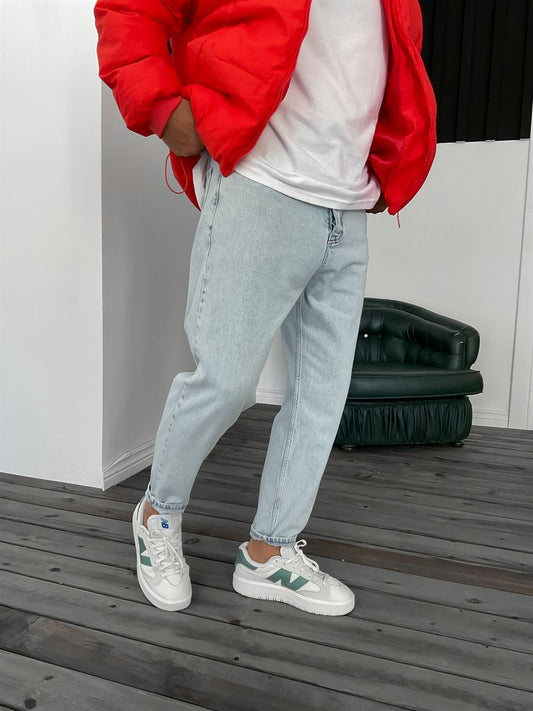 Blue Snow Boyfriend Jean
