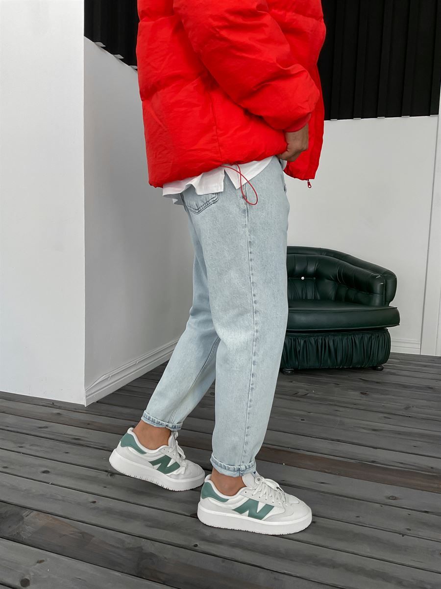 Blue Snow Boyfriend Jean