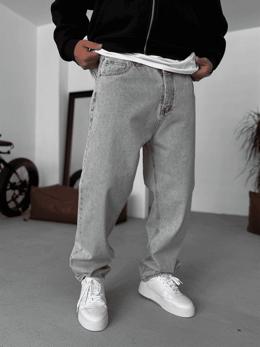 Gray Baggy Jean