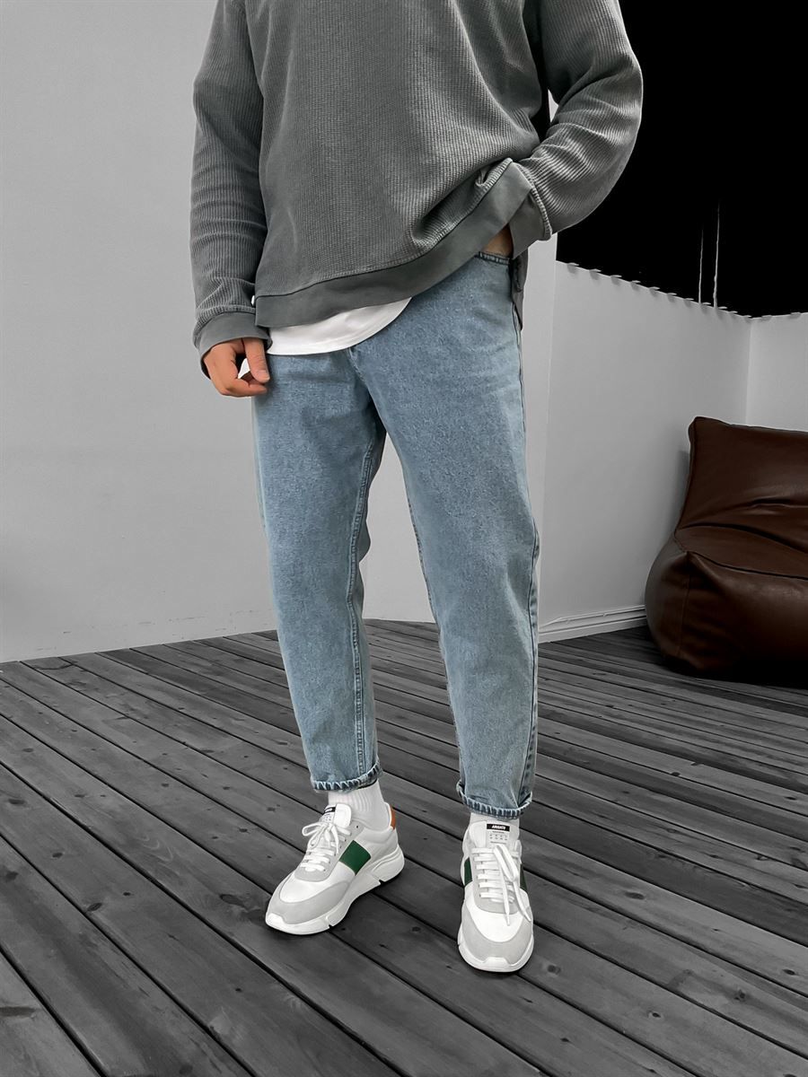 Washed Blue Boyfriend Jean