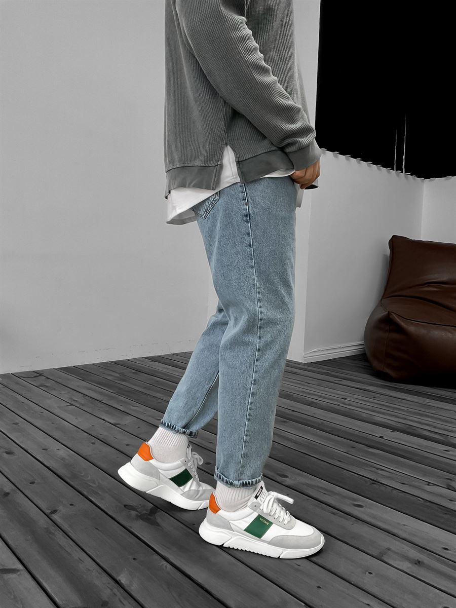 Washed Blue Boyfriend Jean