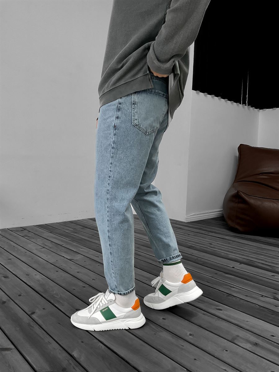 Washed Blue Boyfriend Jean