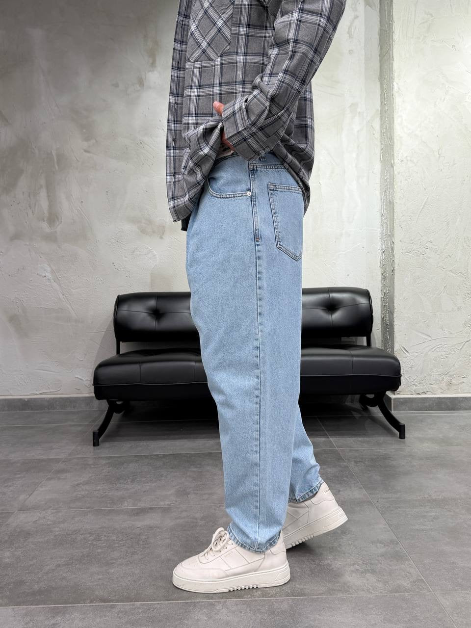 ice Blue Balloon Jean