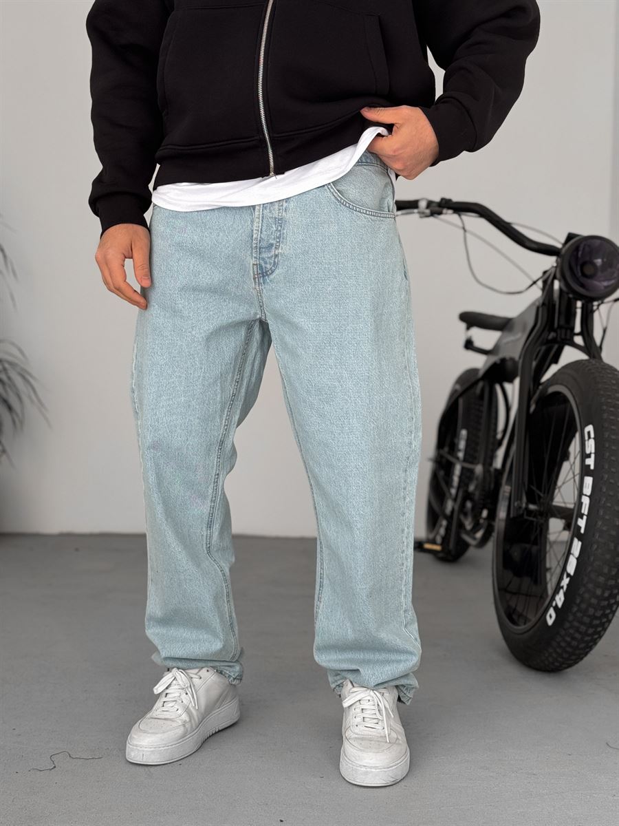 Blue Snow Baggy Jean