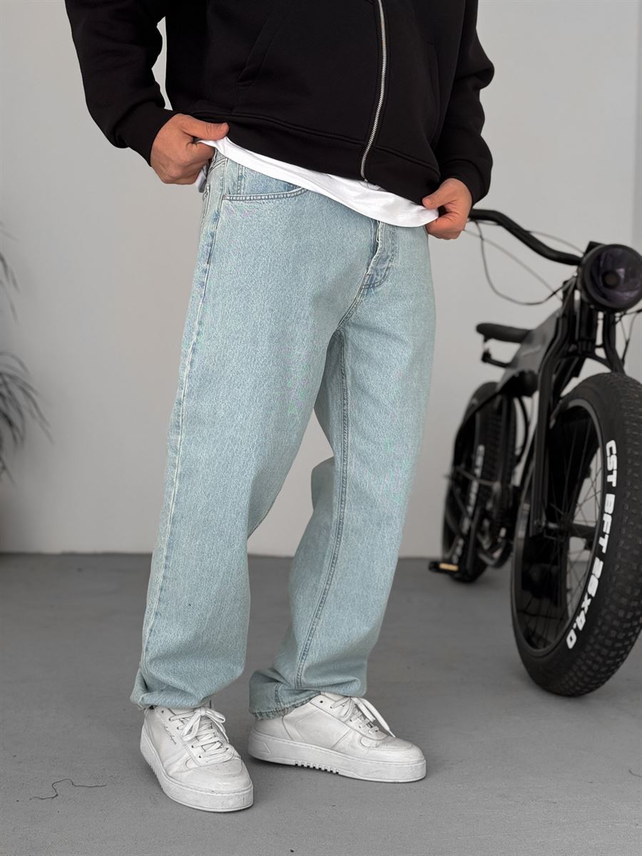 Blue Snow Baggy Jean