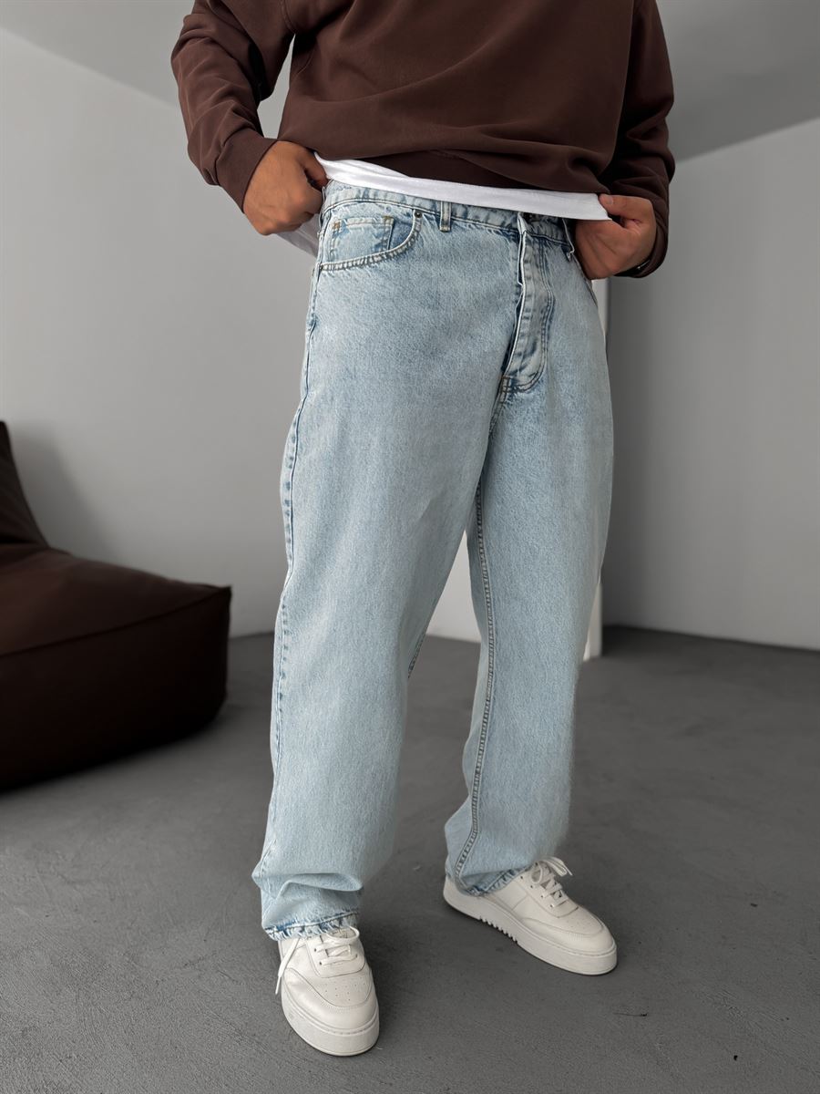 Blue Snow Baggy Jean