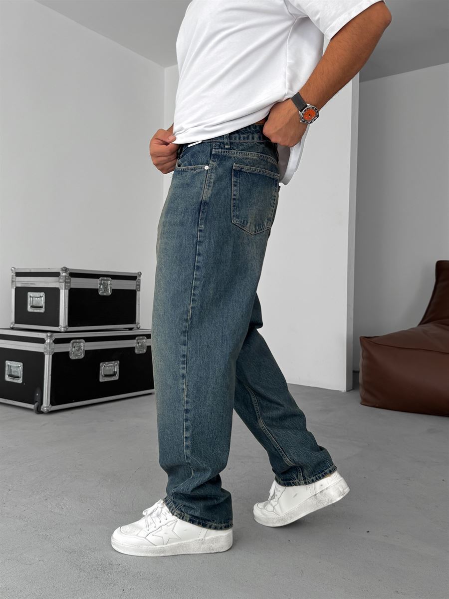 Dirty Blue Baggy Jean