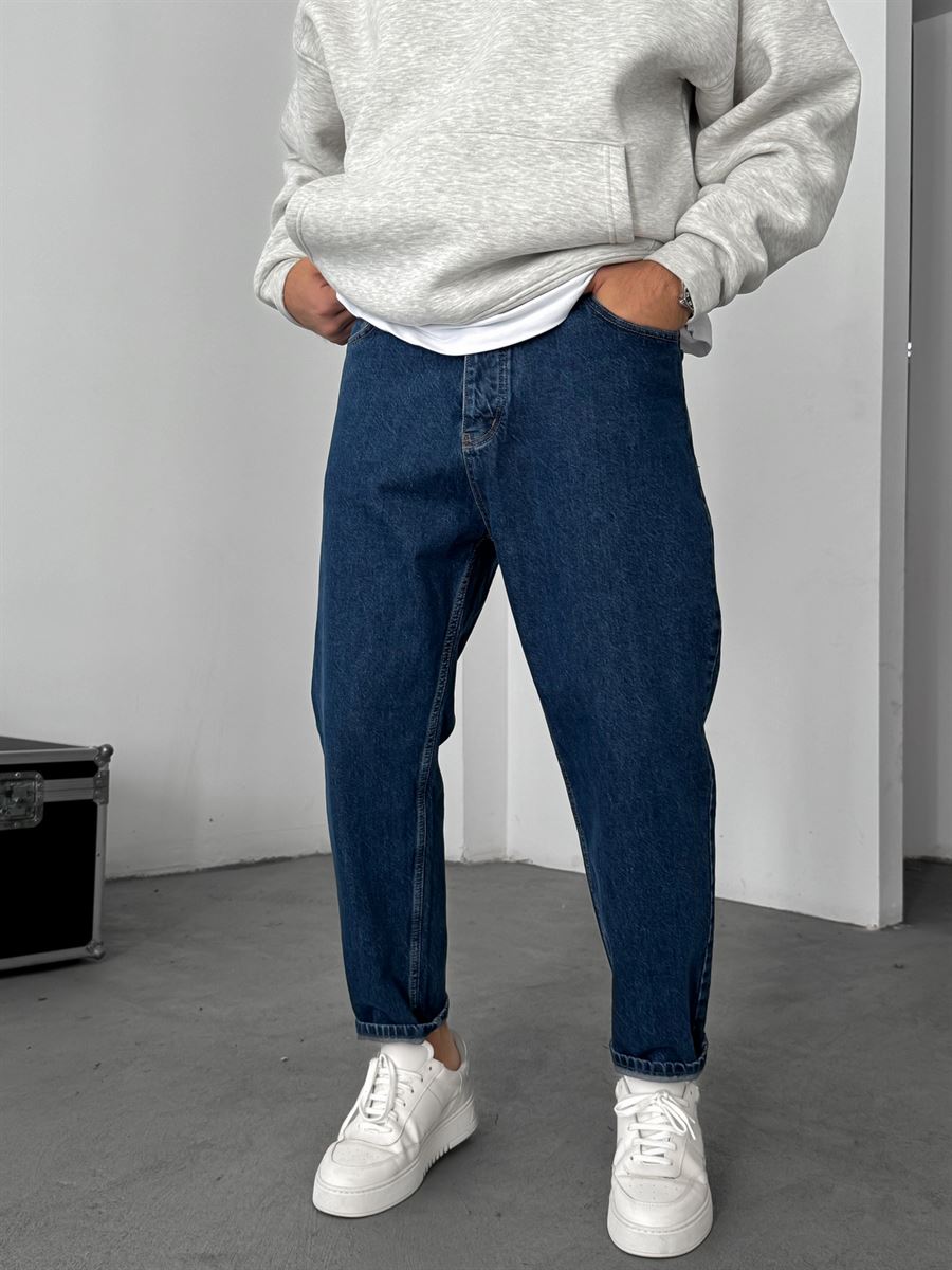 Dark Blue Boyfriend Jean