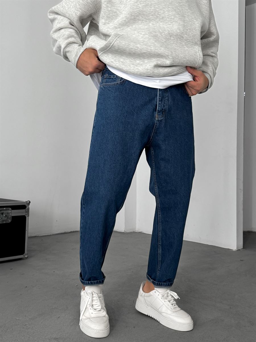 Dark Blue Boyfriend Jean