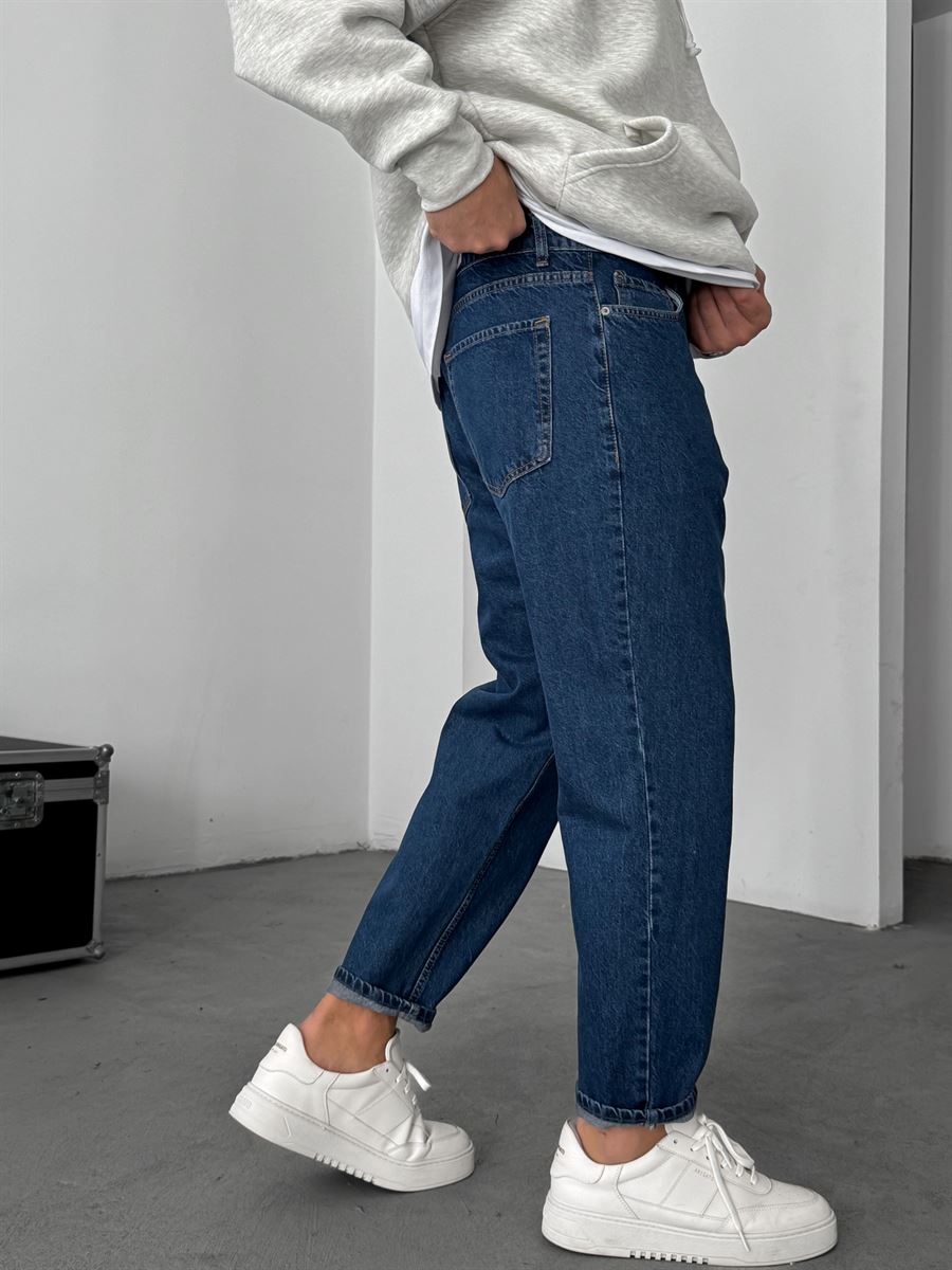 Dark Blue Boyfriend Jean