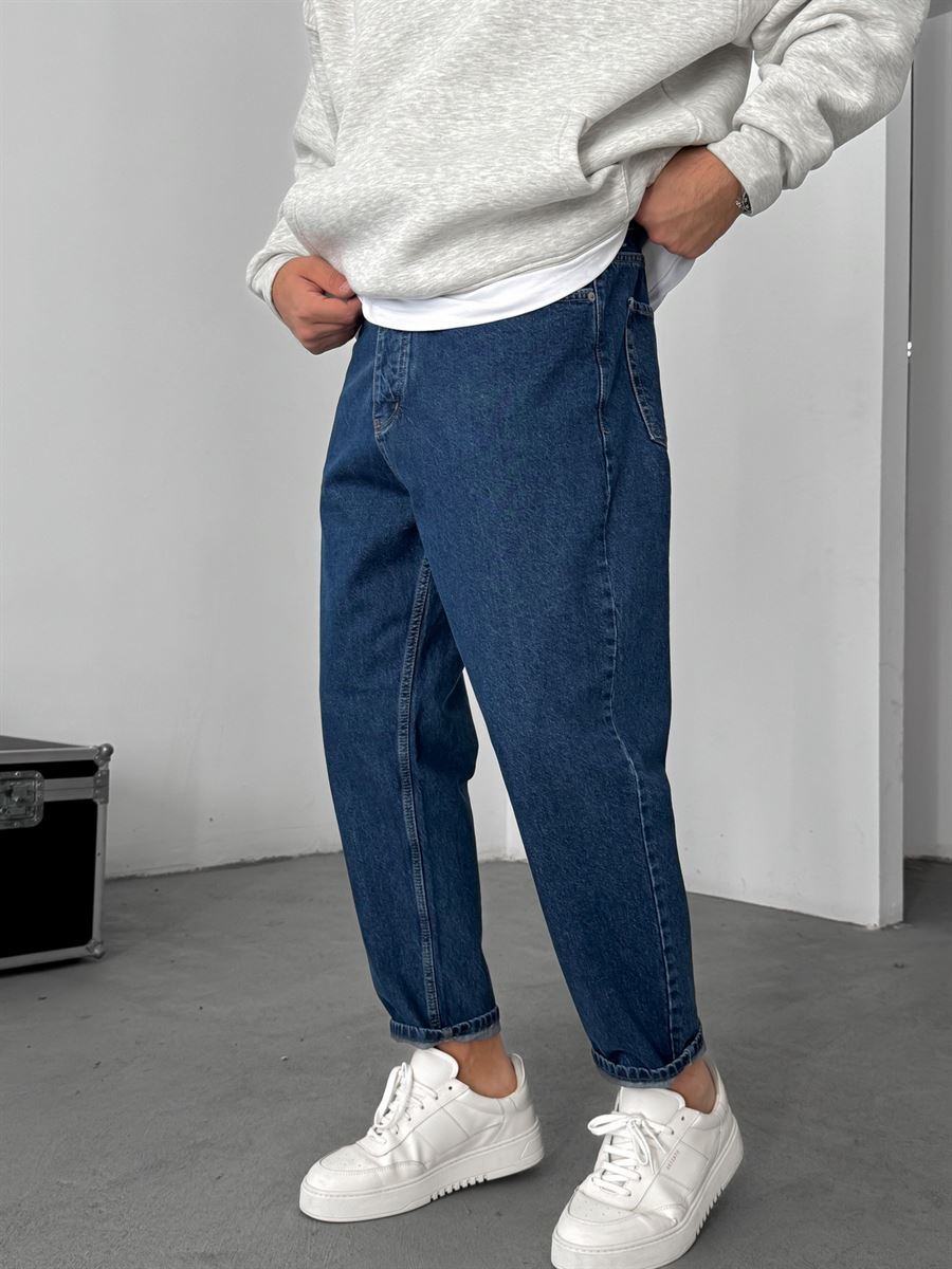 Dark Blue Boyfriend Jean