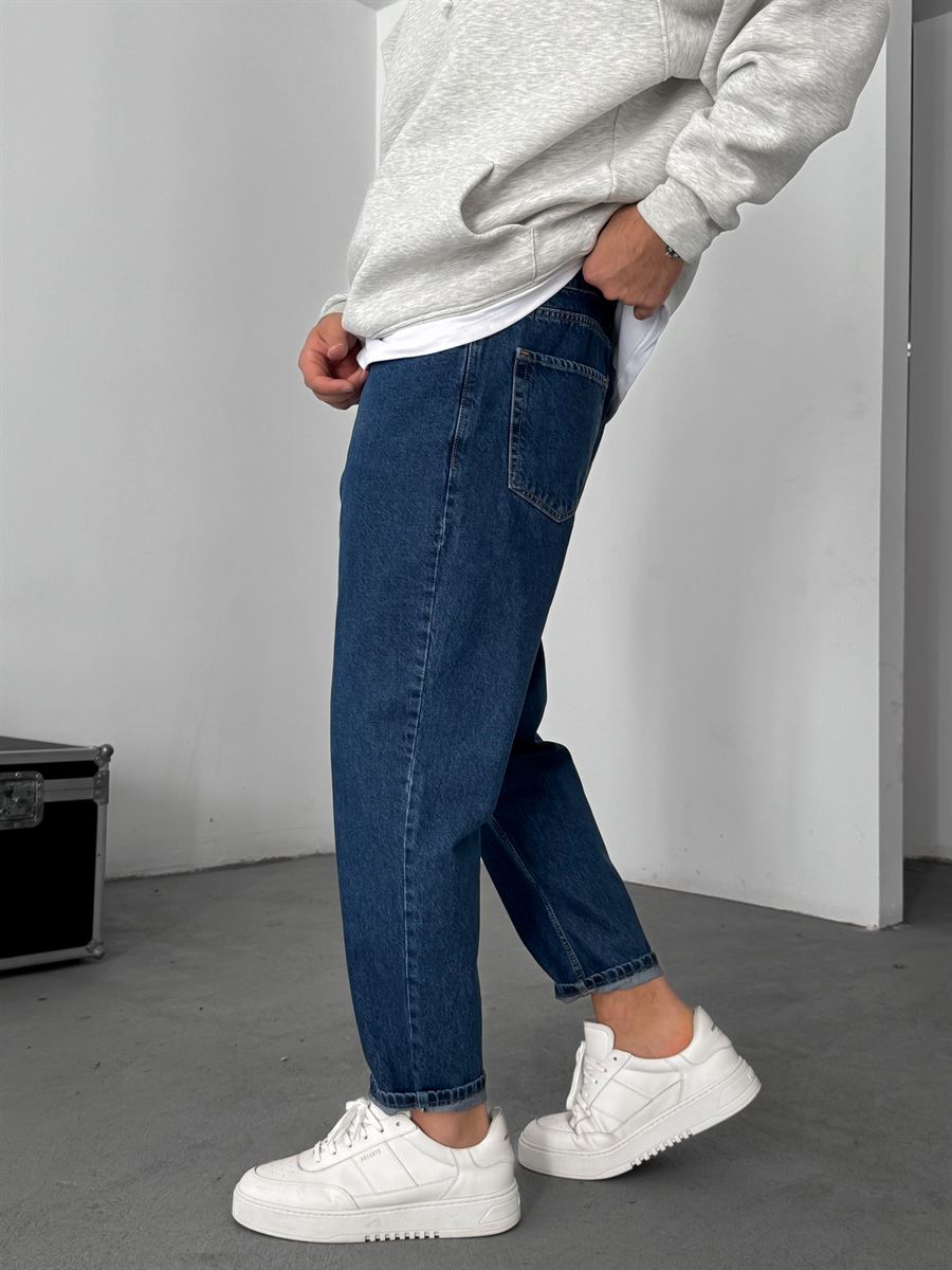 Dark Blue Boyfriend Jean