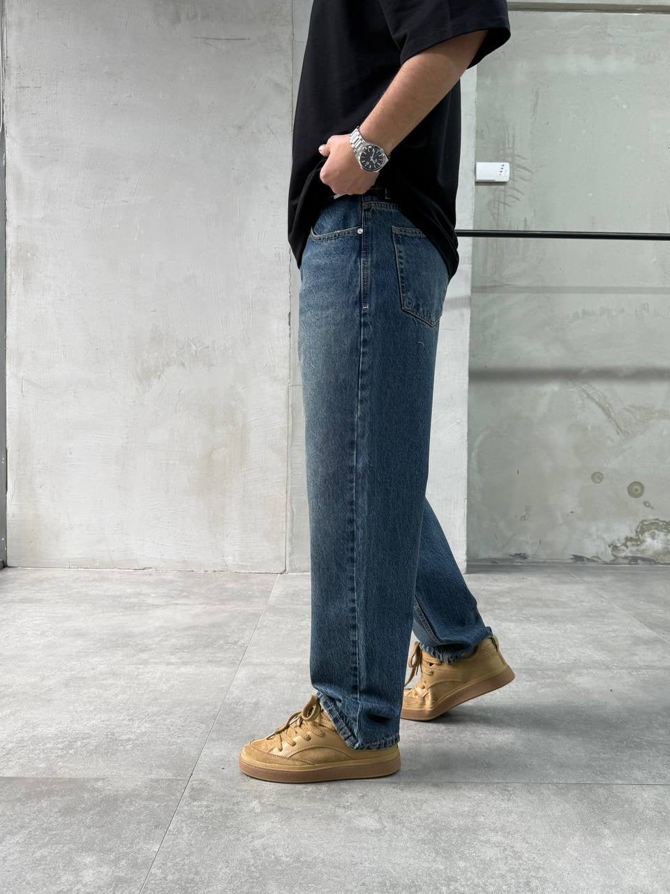 Dirty Blue Baggy Fit Jean