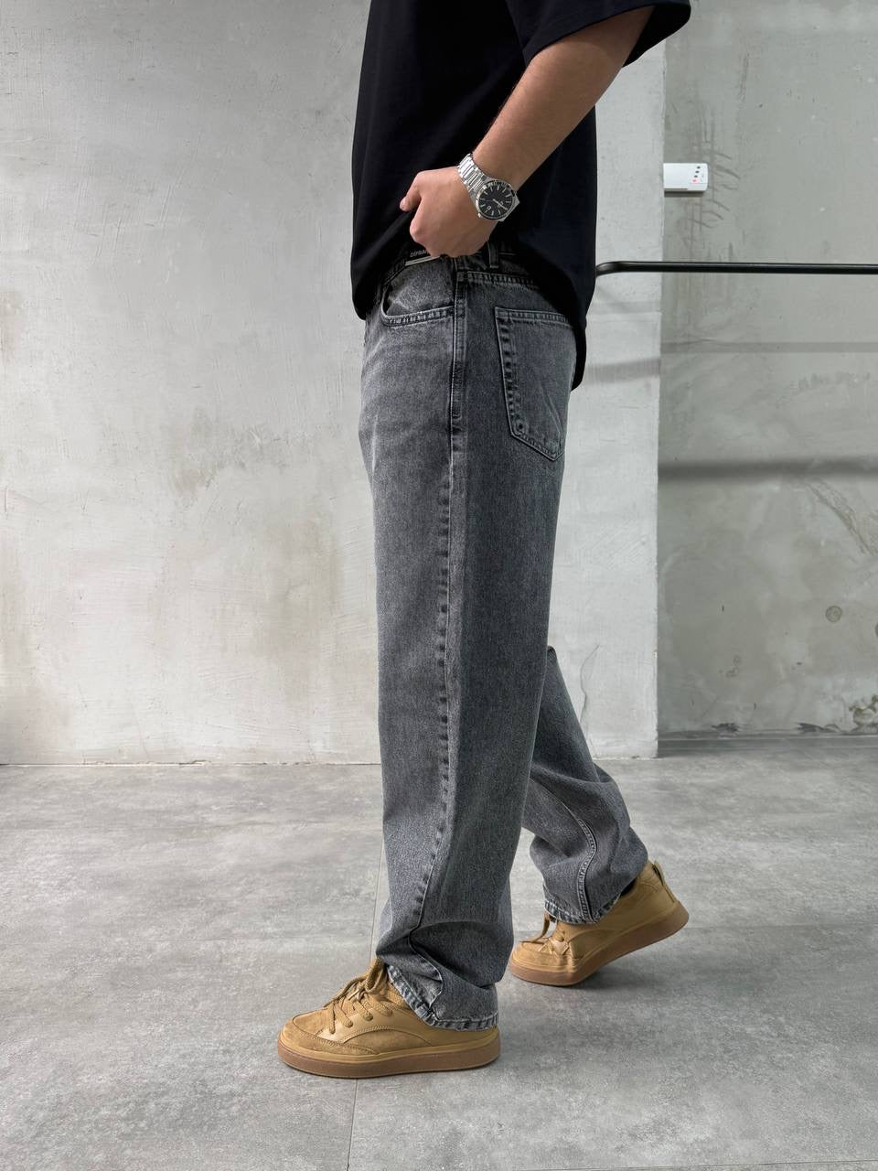 Dark Gray Baggy Jean
