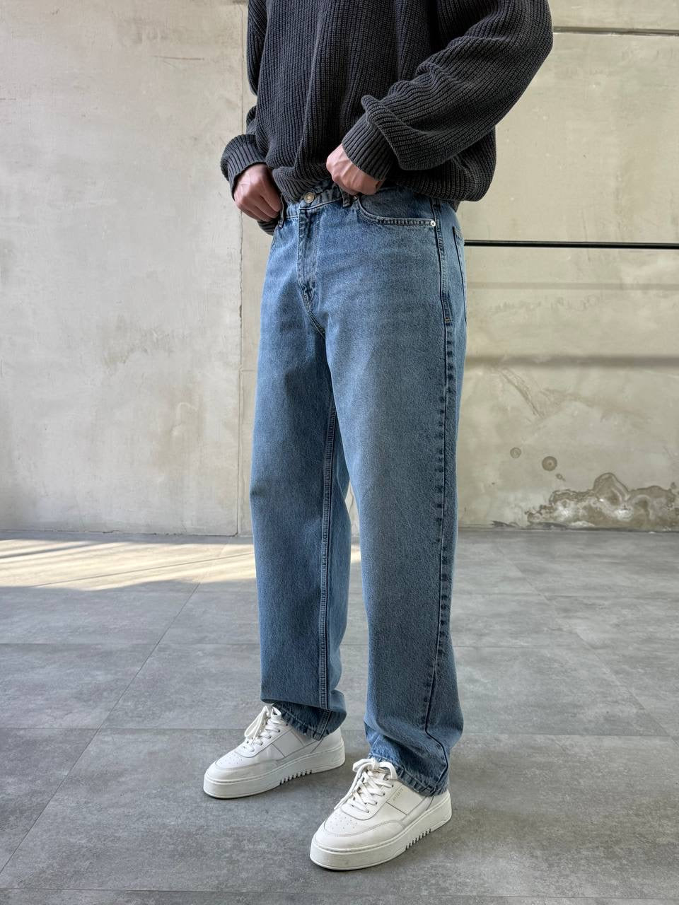 Blue Baggy Fit Jean