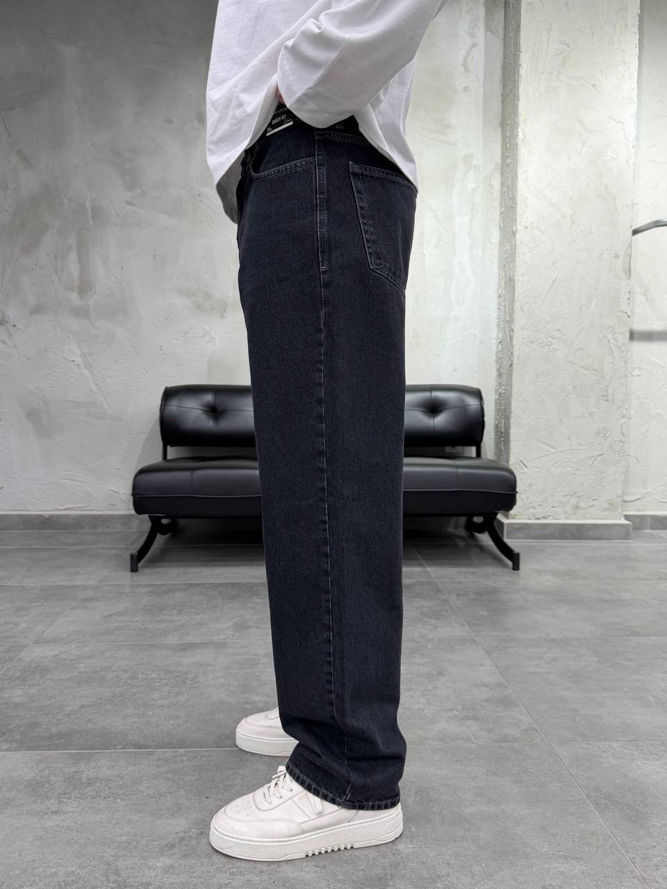 Black Baggy Fit Jean