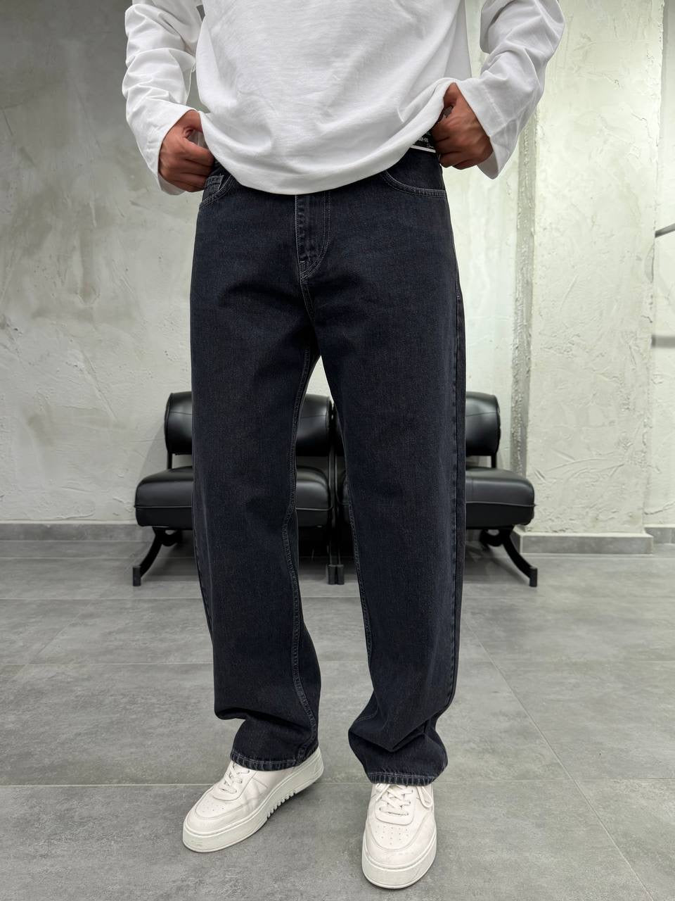 Black Baggy Fit Jean