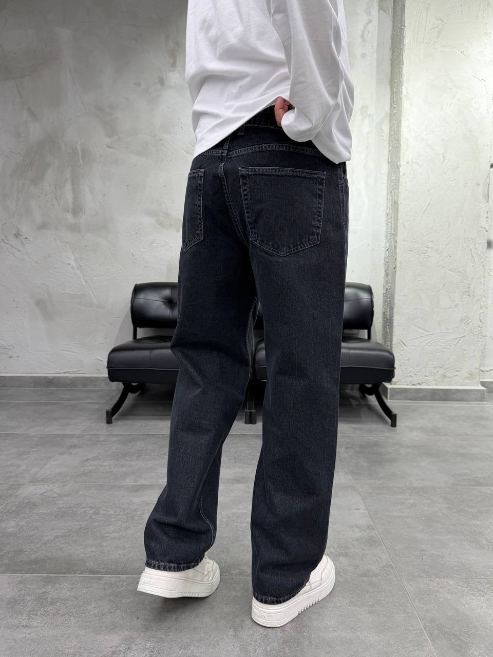 Black Baggy Fit Jean