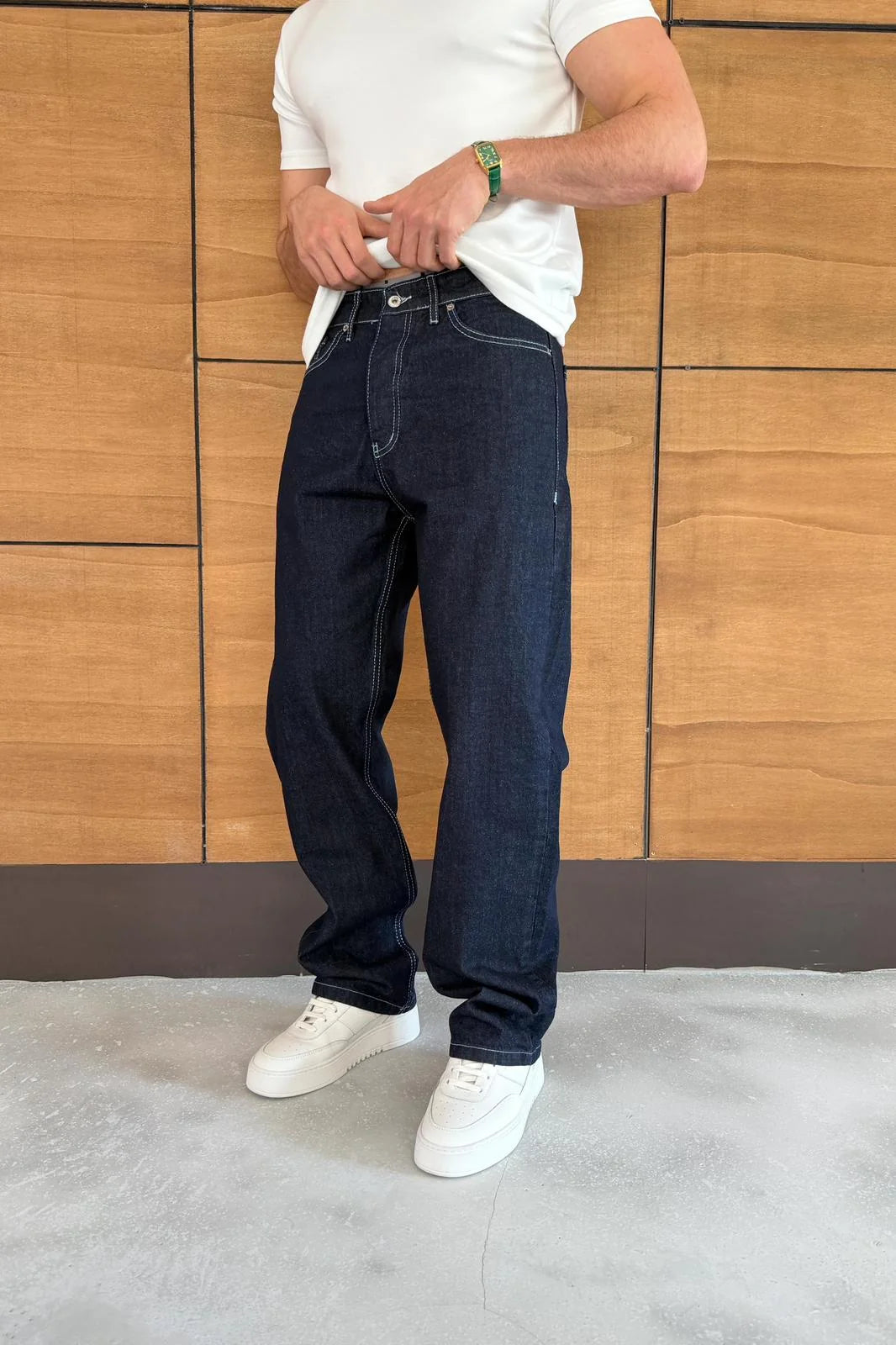Dark Blue Baggy Jean