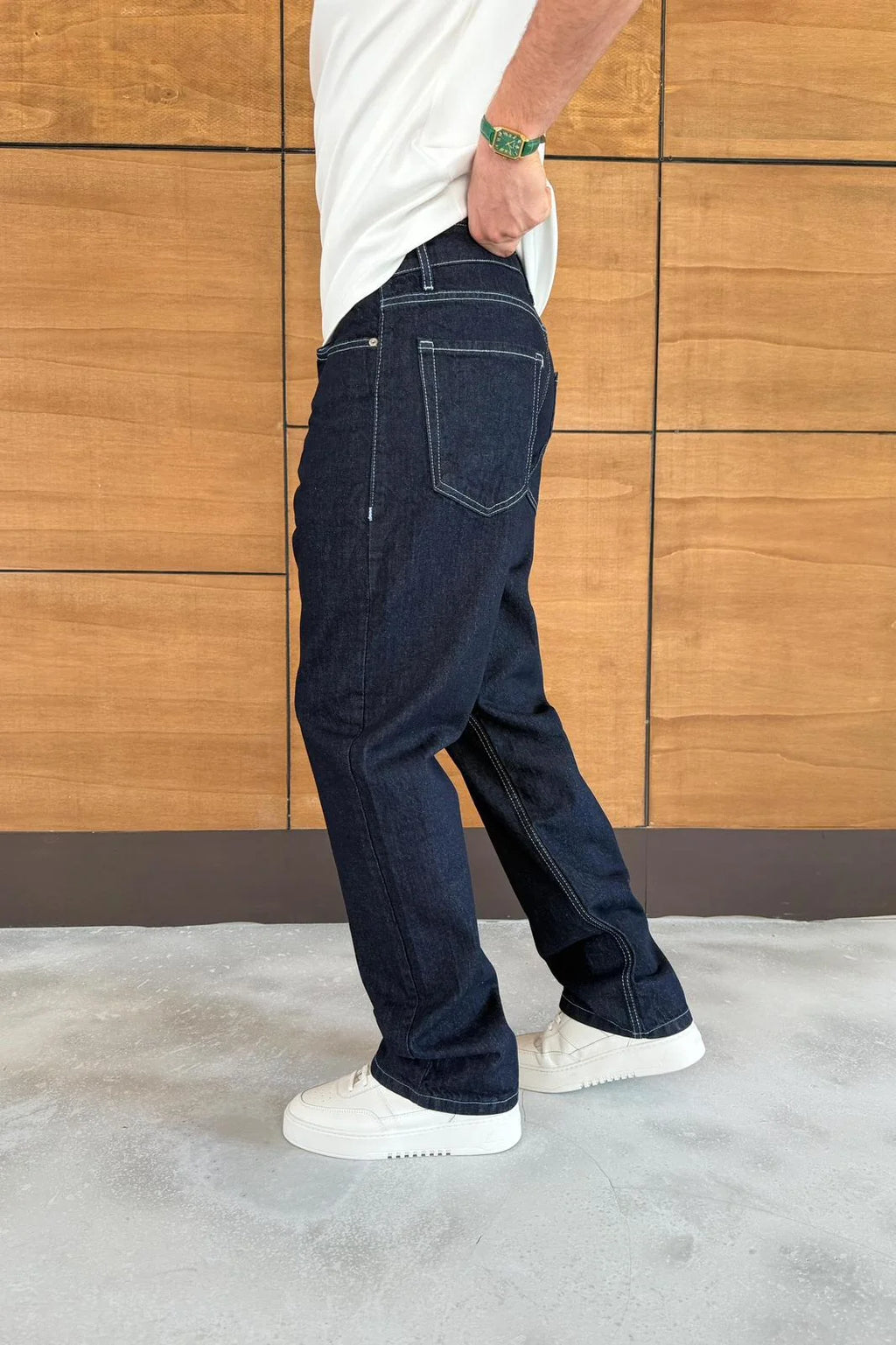 Dark Blue Baggy Jean