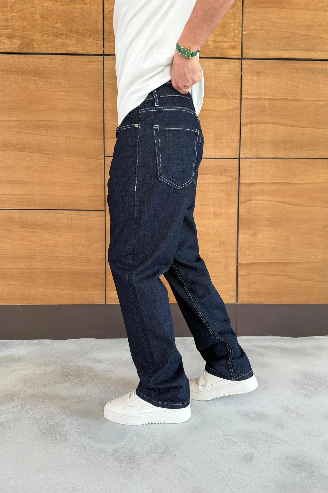 Dark Blue Baggy Jean