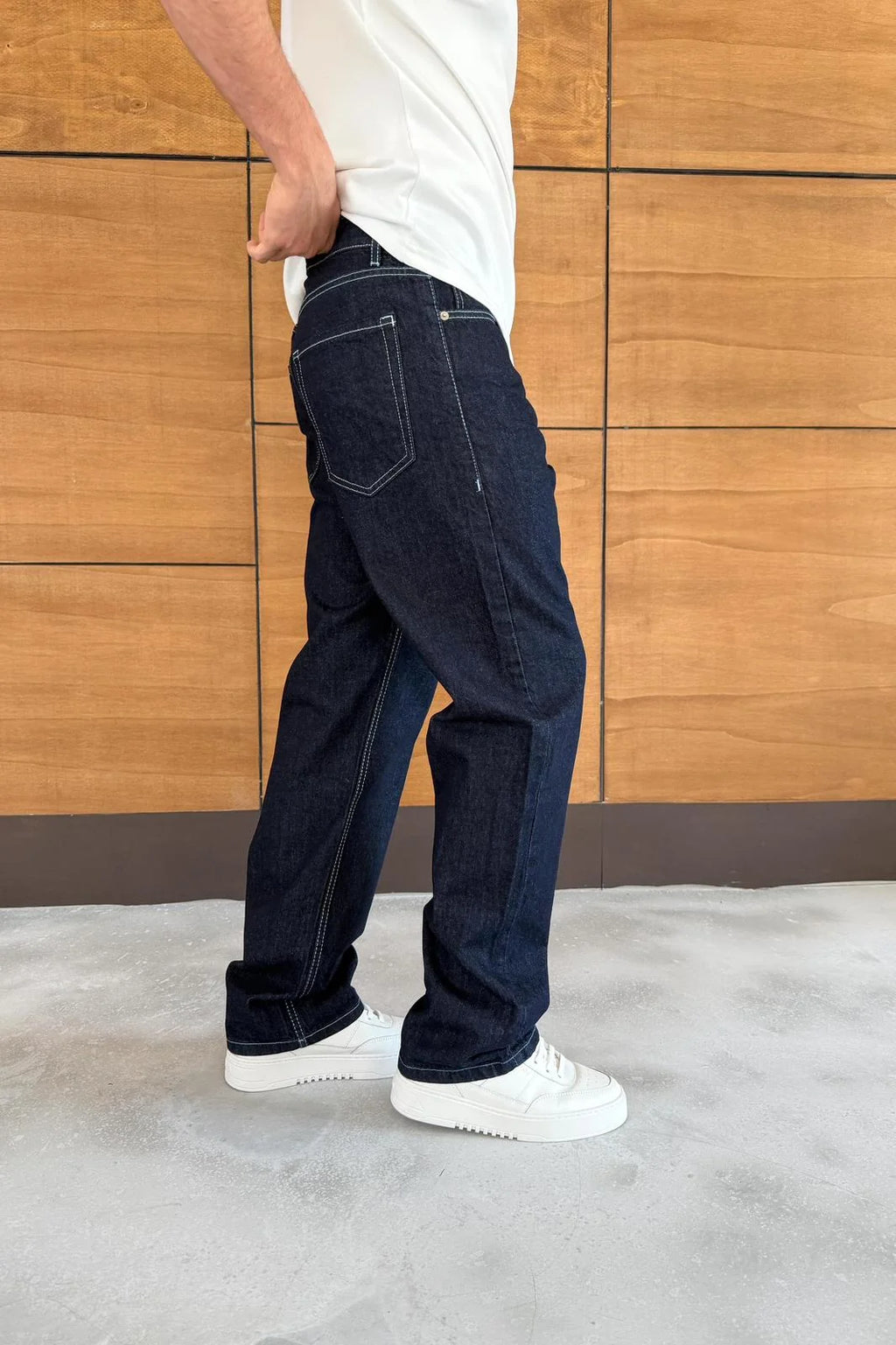 Dark Blue Baggy Jean