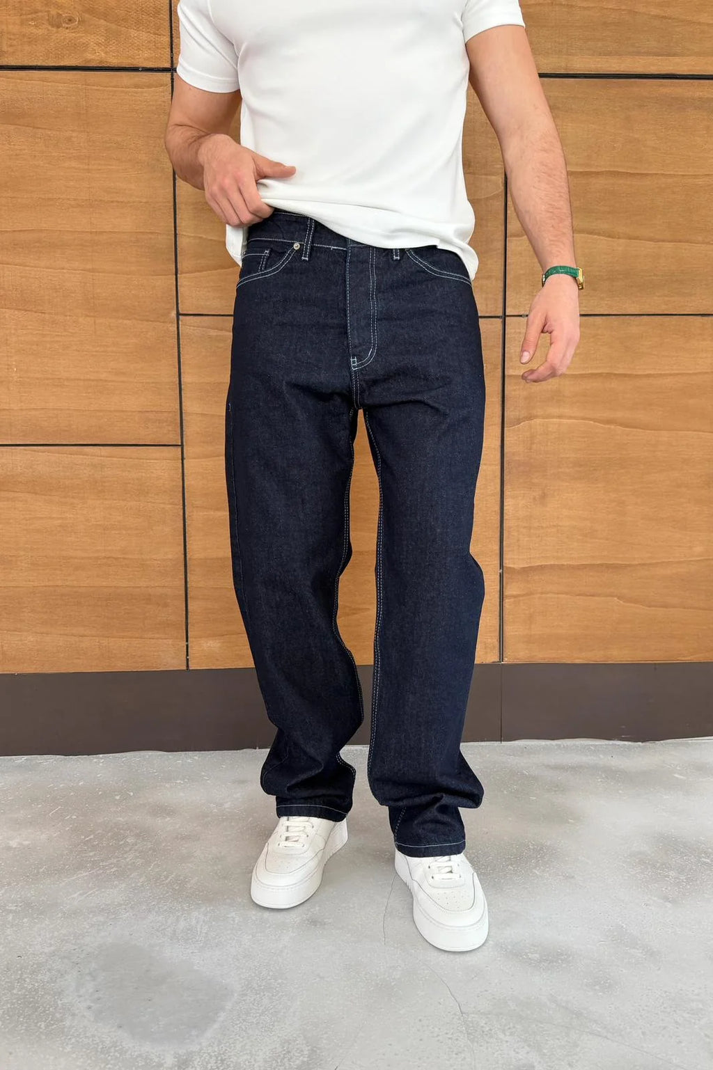 Dark Blue Baggy Jean