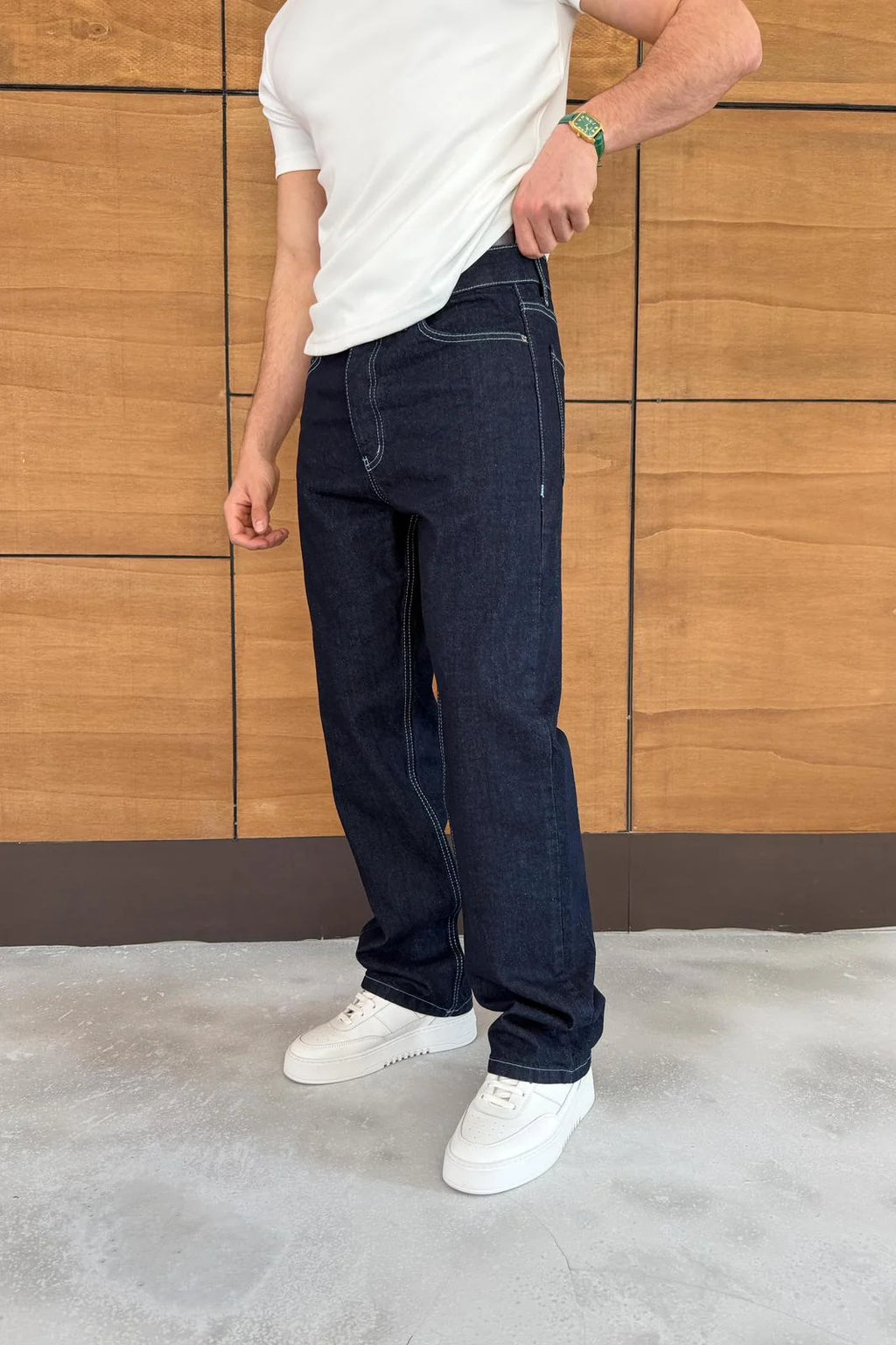 Dark Blue Baggy Jean
