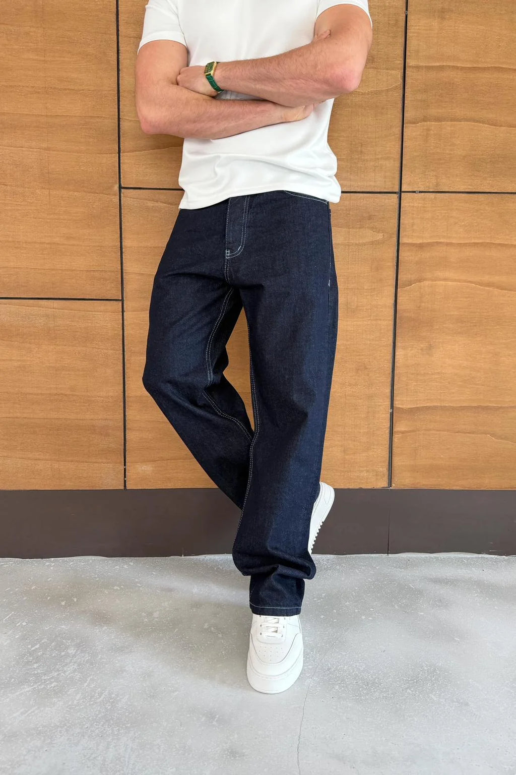 Dark Blue Baggy Jean