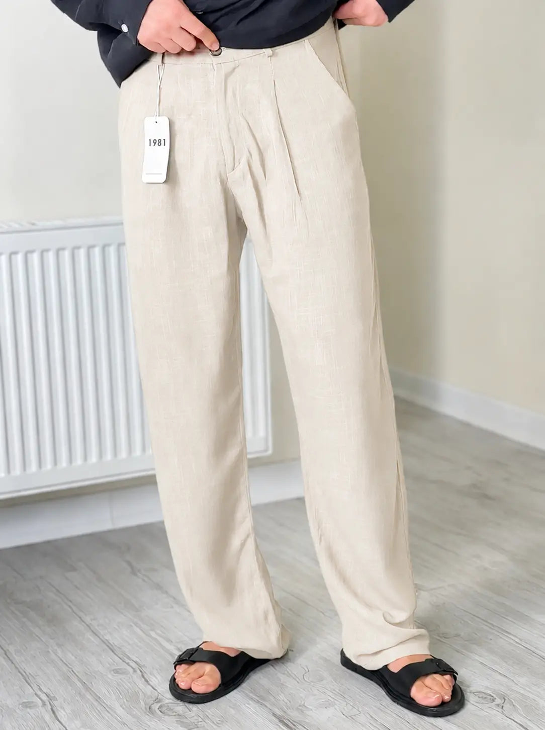 Linen Pant beige