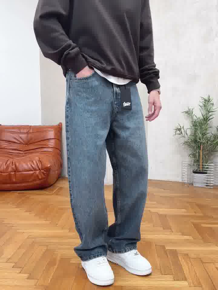 Blue Antique Baggy Jean