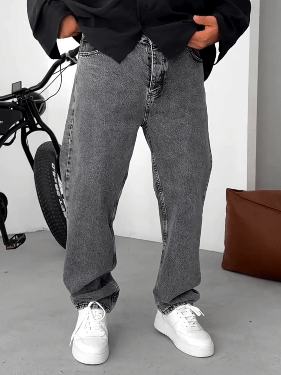 Dark Gray Baggy Jean