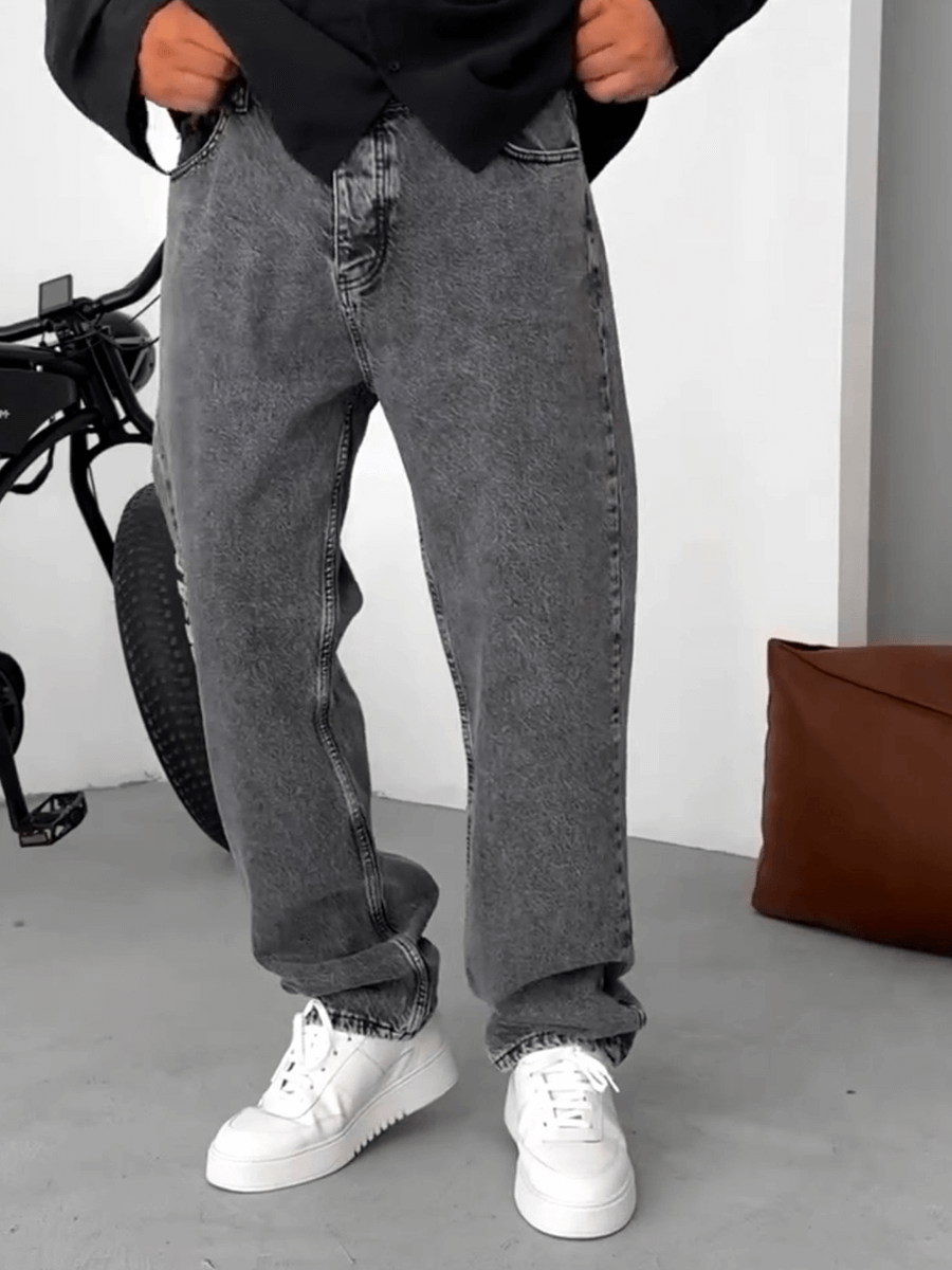 Dark Gray Baggy Jean