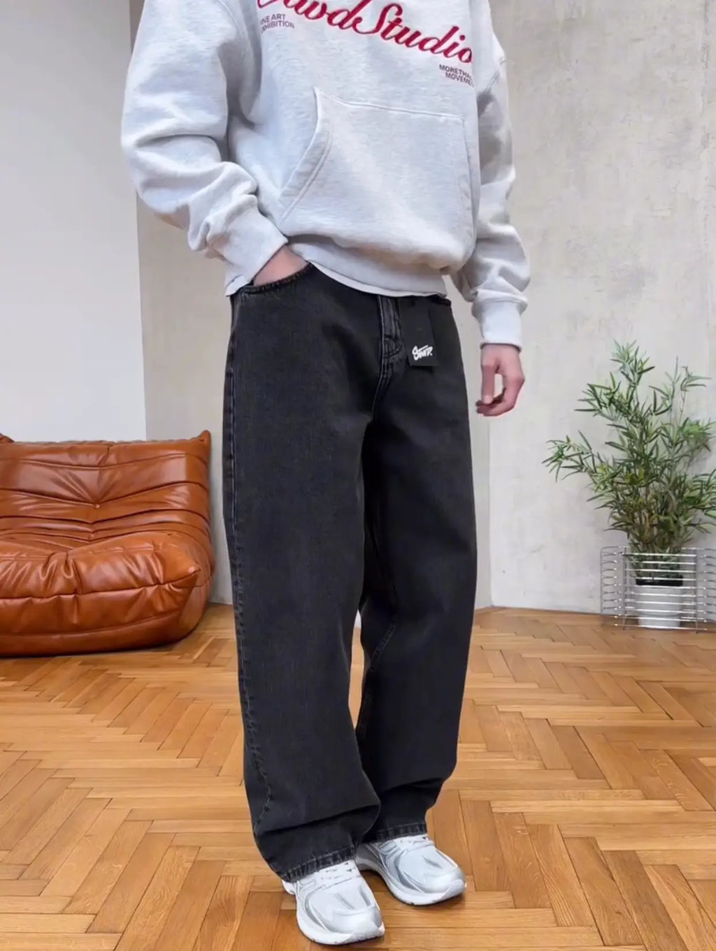 Black Baggy Jean